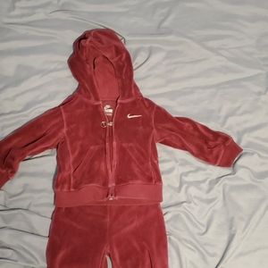 Nike tracksuit velvet
